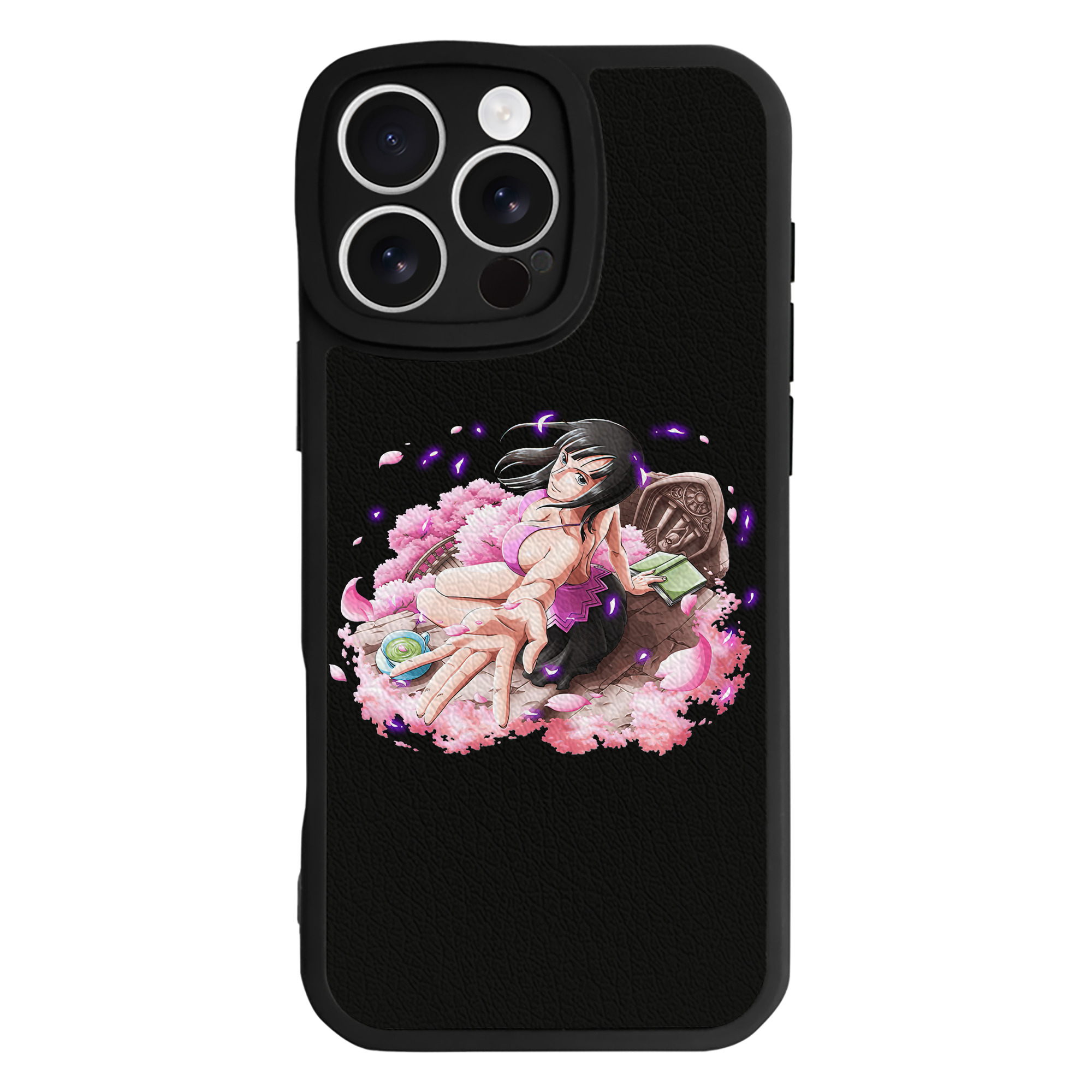 （画像用） ワンピース ニコ・ロビン ONE PIECE Nico Robin 【iPhone 16シリーズ対応】シリコンスマホケース（レザー調） 材質：シリコン